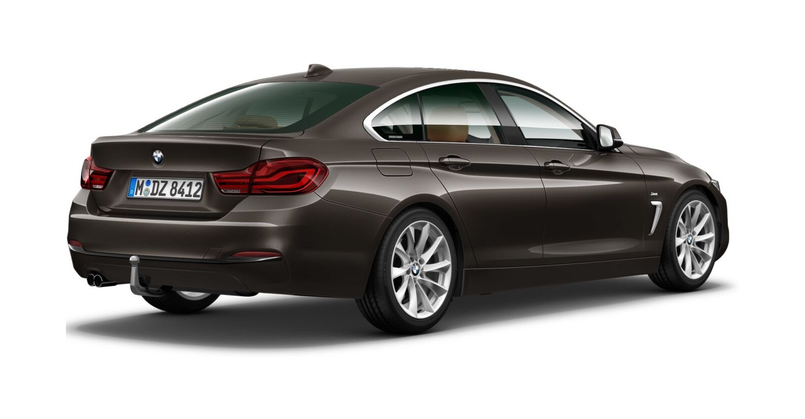 BMW BMW 4er in Braun von hinten BMW BMW 4er in Braun von hinten