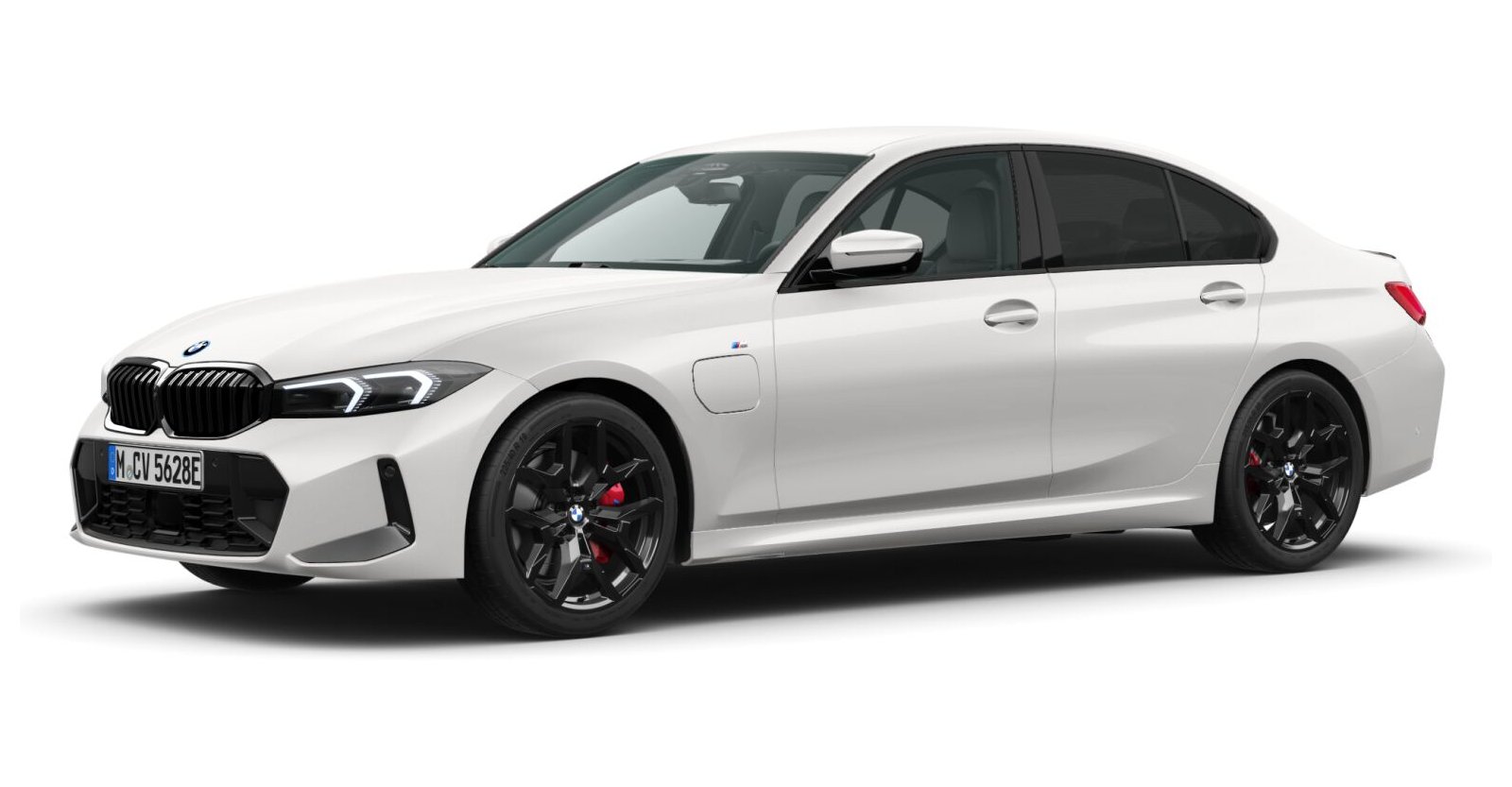 BMW BMW 3er in Weiß von vorne