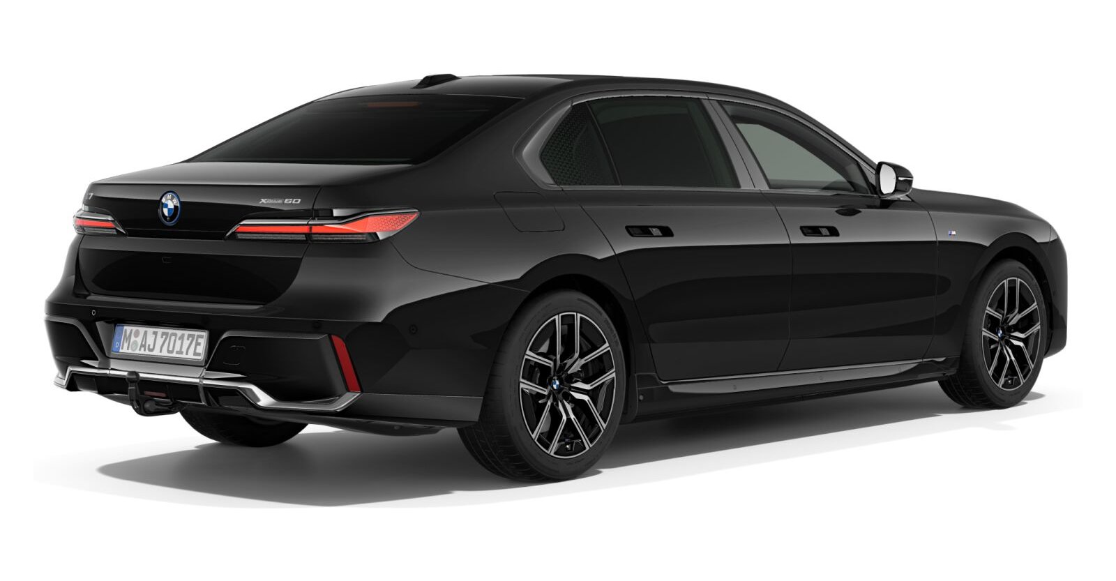 BMW BMW I in Schwarz von hinten