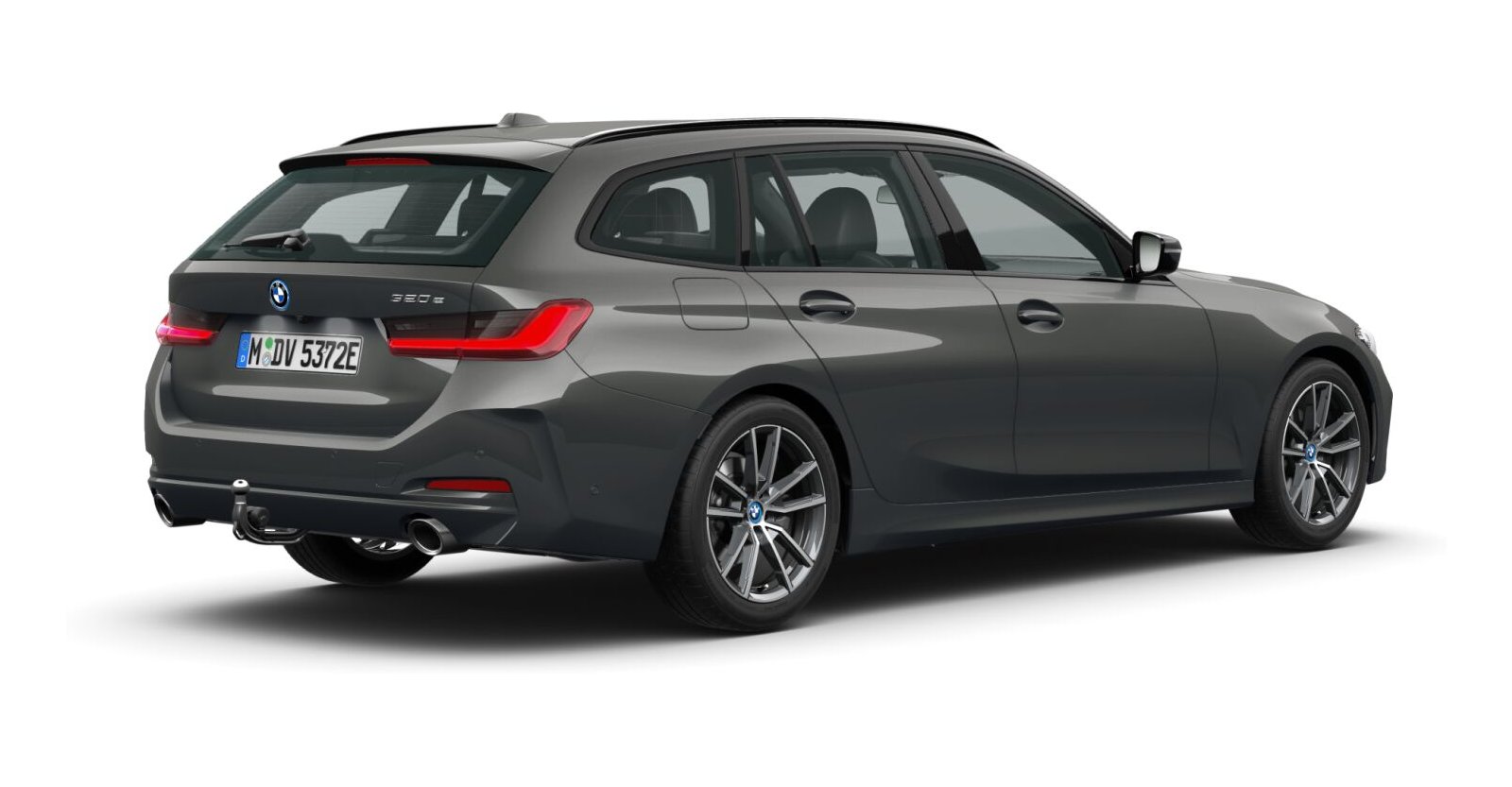BMW BMW 3er in Grau von hinten