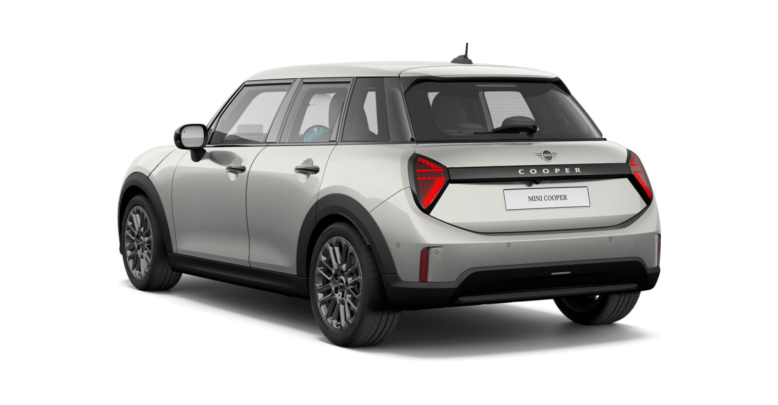 MINI MINI 3-Türer in Silber von hinten MINI MINI 3-Türer in Silber von hinten