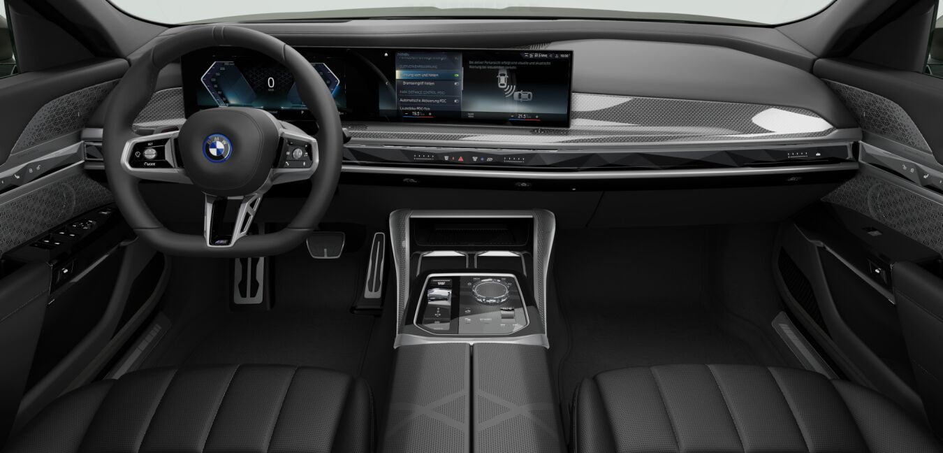 BMW BMW I im Innenraum von vorne