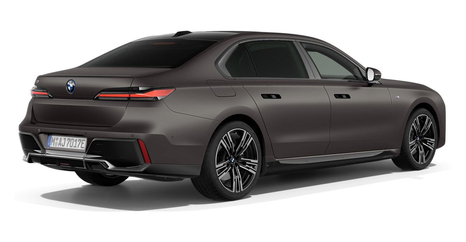 BMW BMW I in Grau von hinten