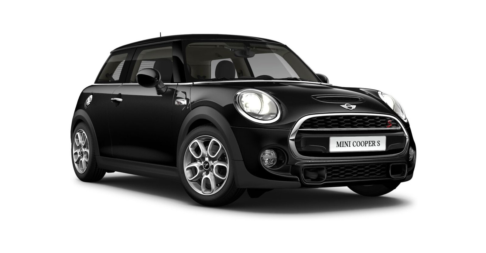 MINI MINI 3-Türer in Schwarz von vorne