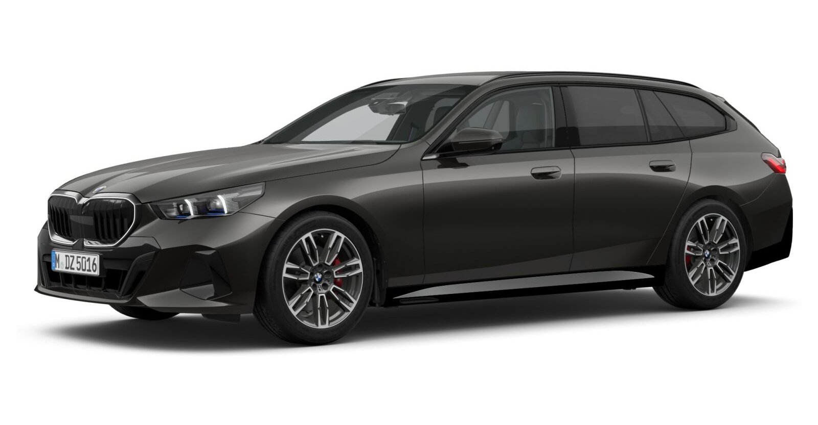 BMW BMW 5er in Grau von vorne