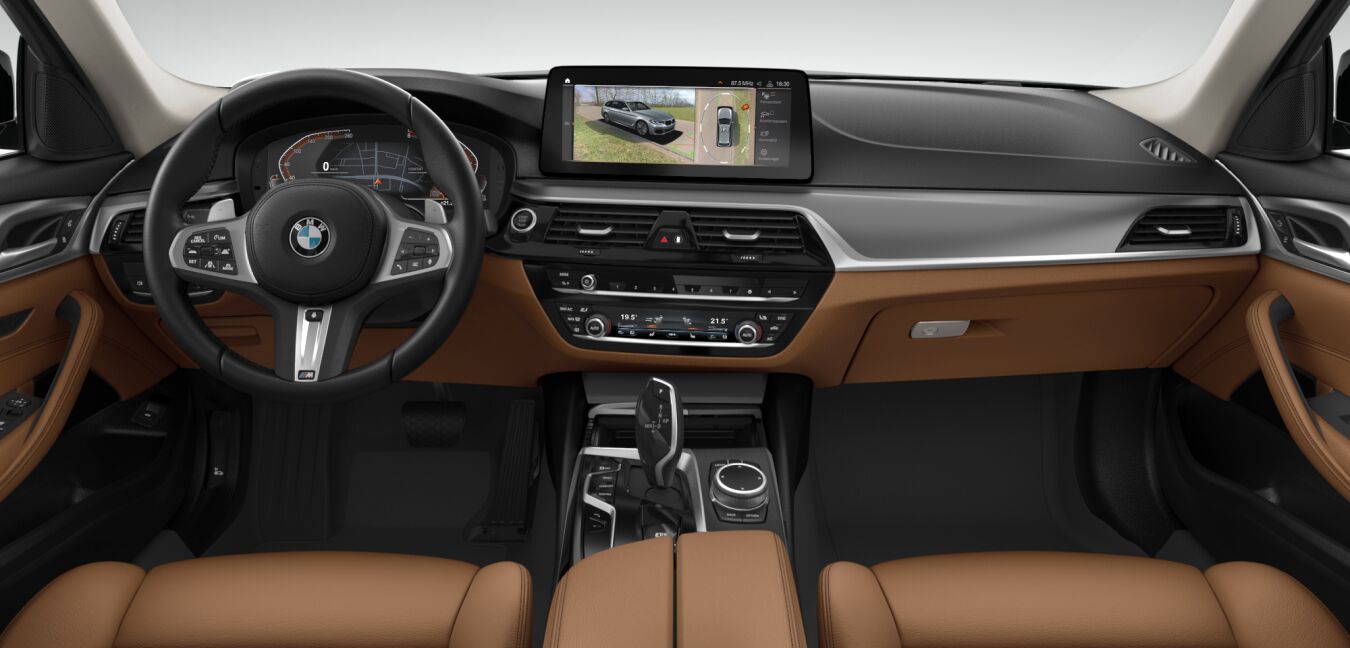 BMW BMW 5er im Innenraum von vorne BMW BMW 5er im Innenraum von vorne