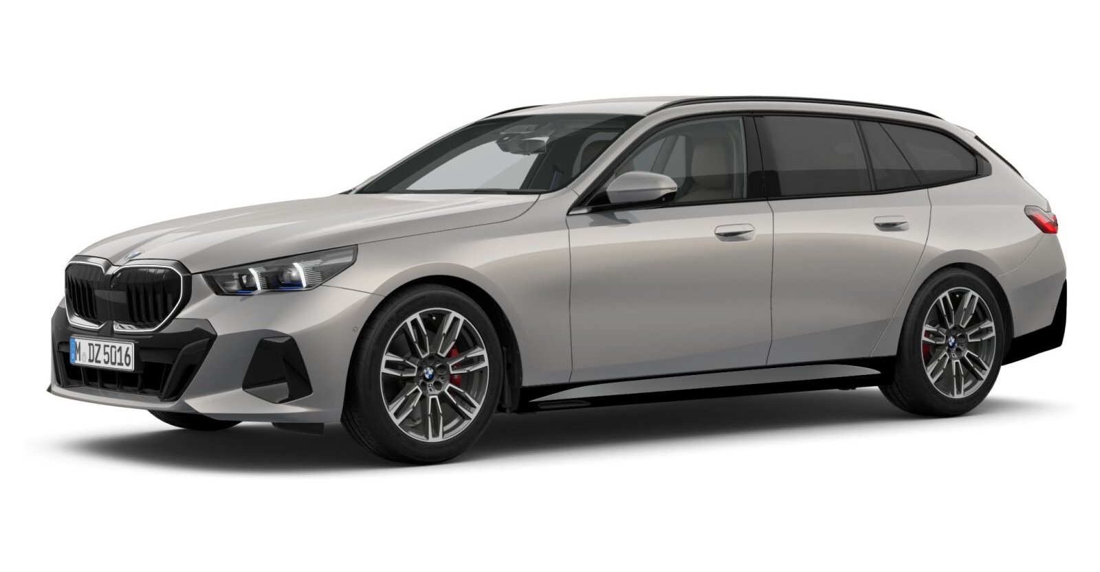 BMW BMW 5er in Grau von vorne