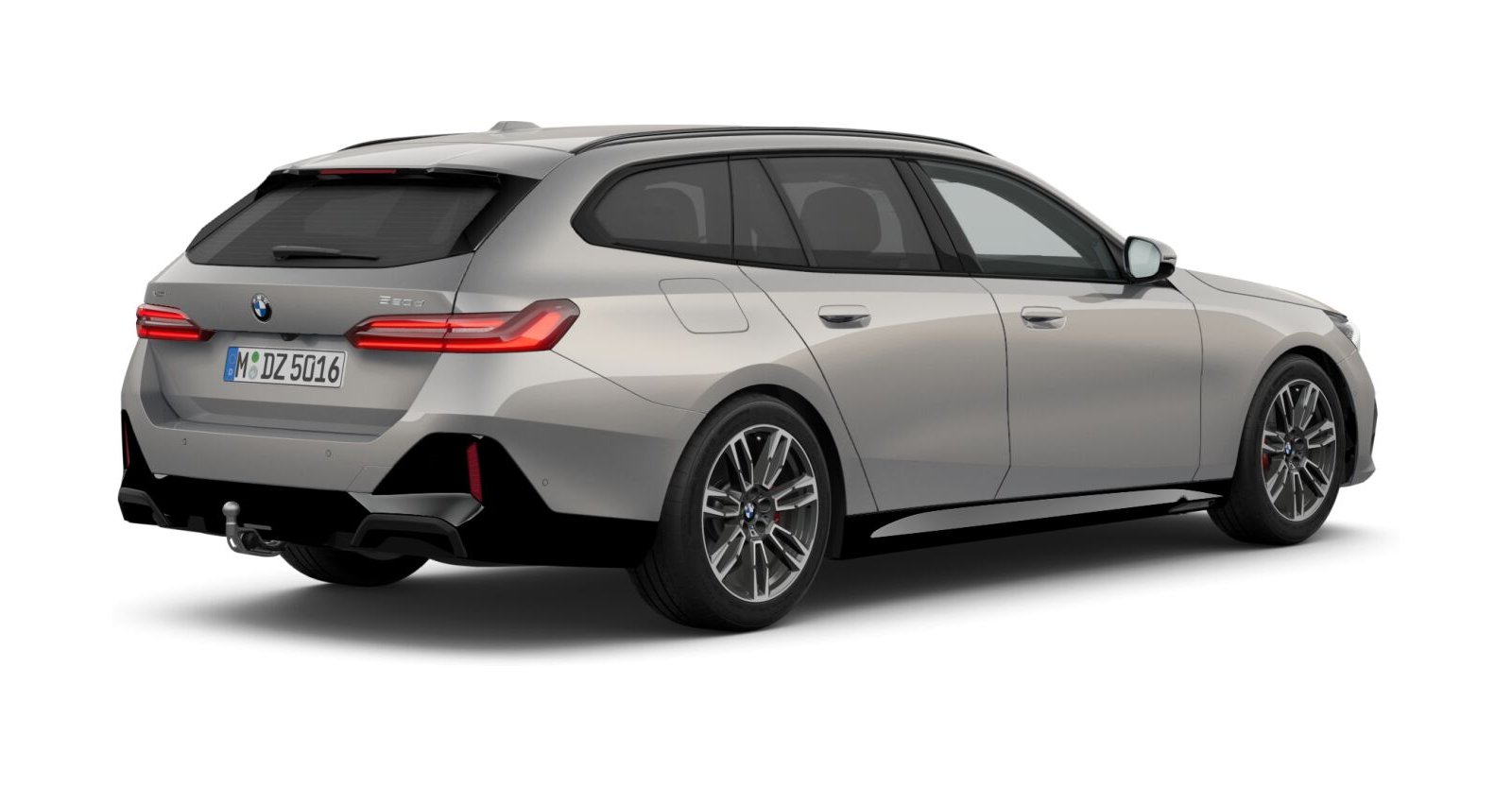 BMW BMW 5er in Grau von hinten