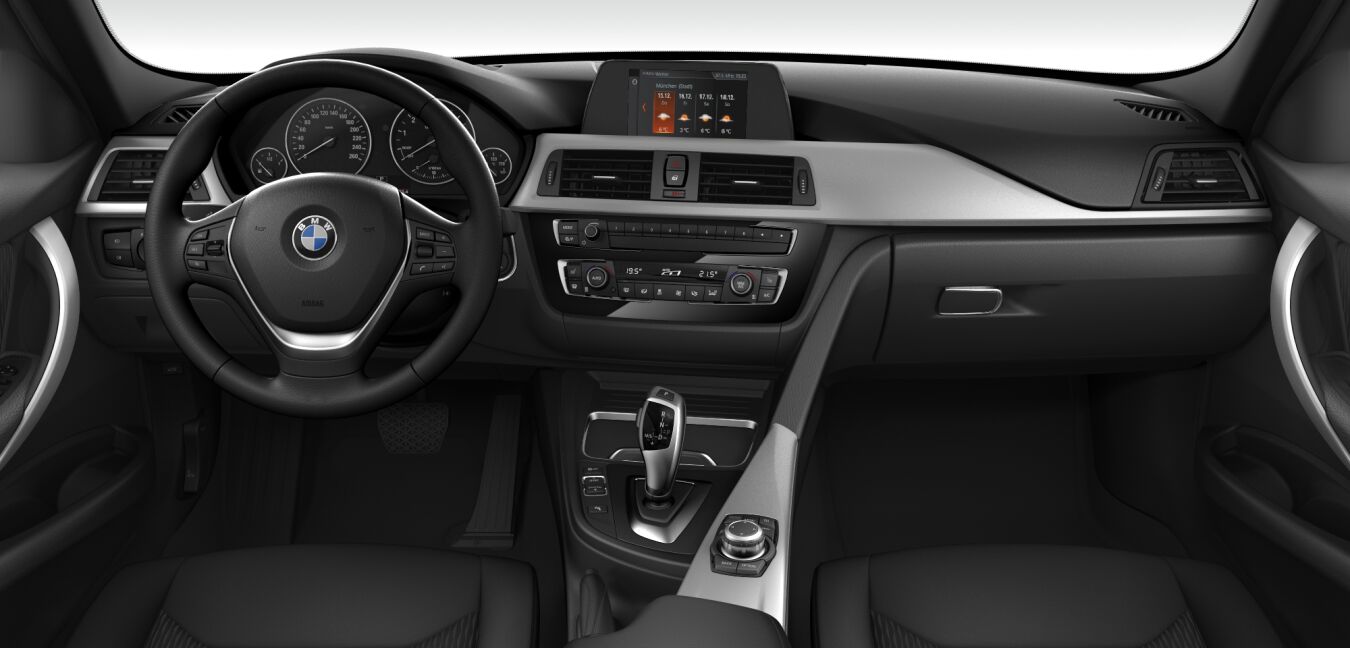 BMW BMW 3er im Innenraum von vorne BMW BMW 3er im Innenraum von vorne