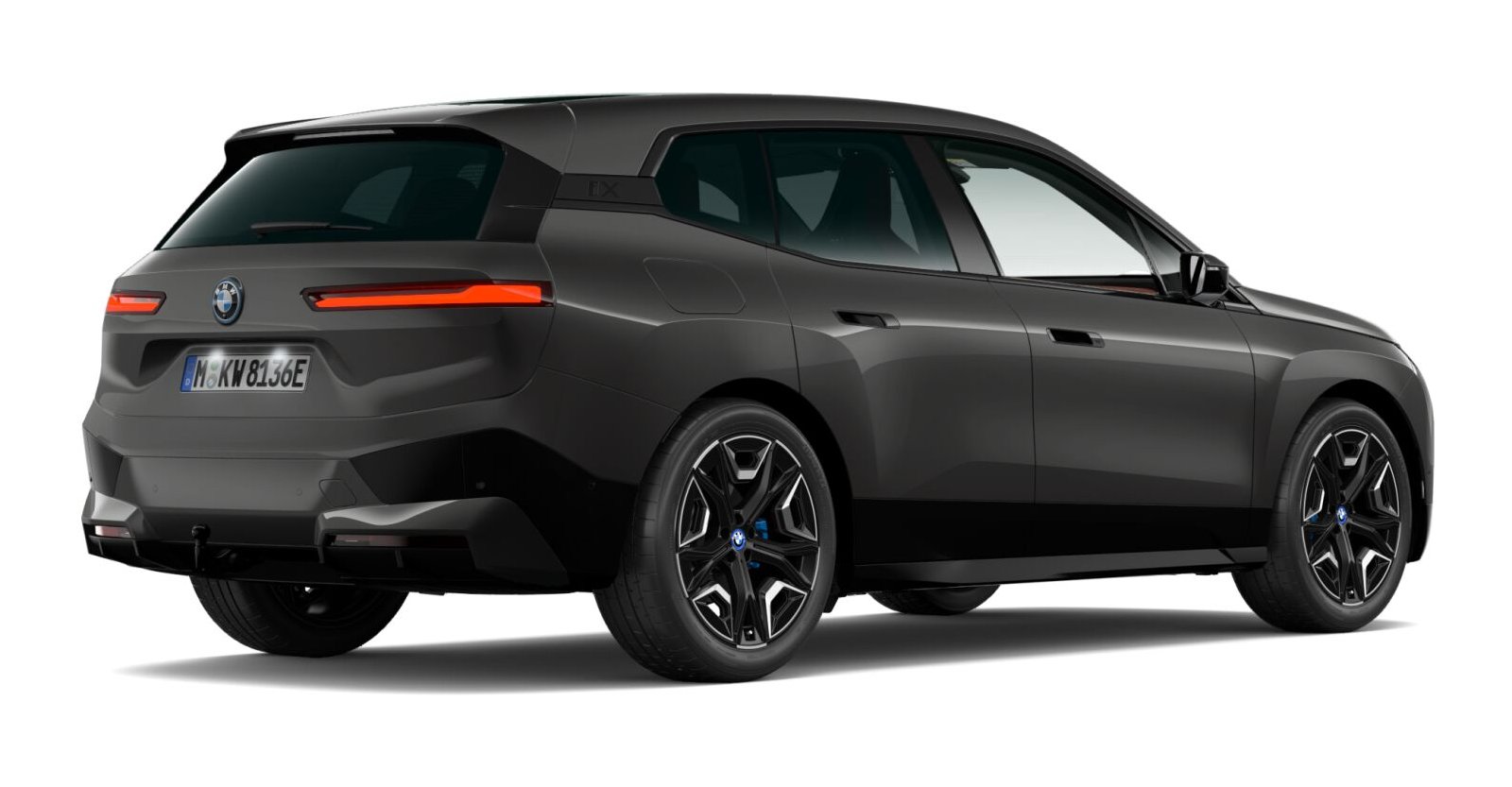 BMW BMW I in Grau von hinten