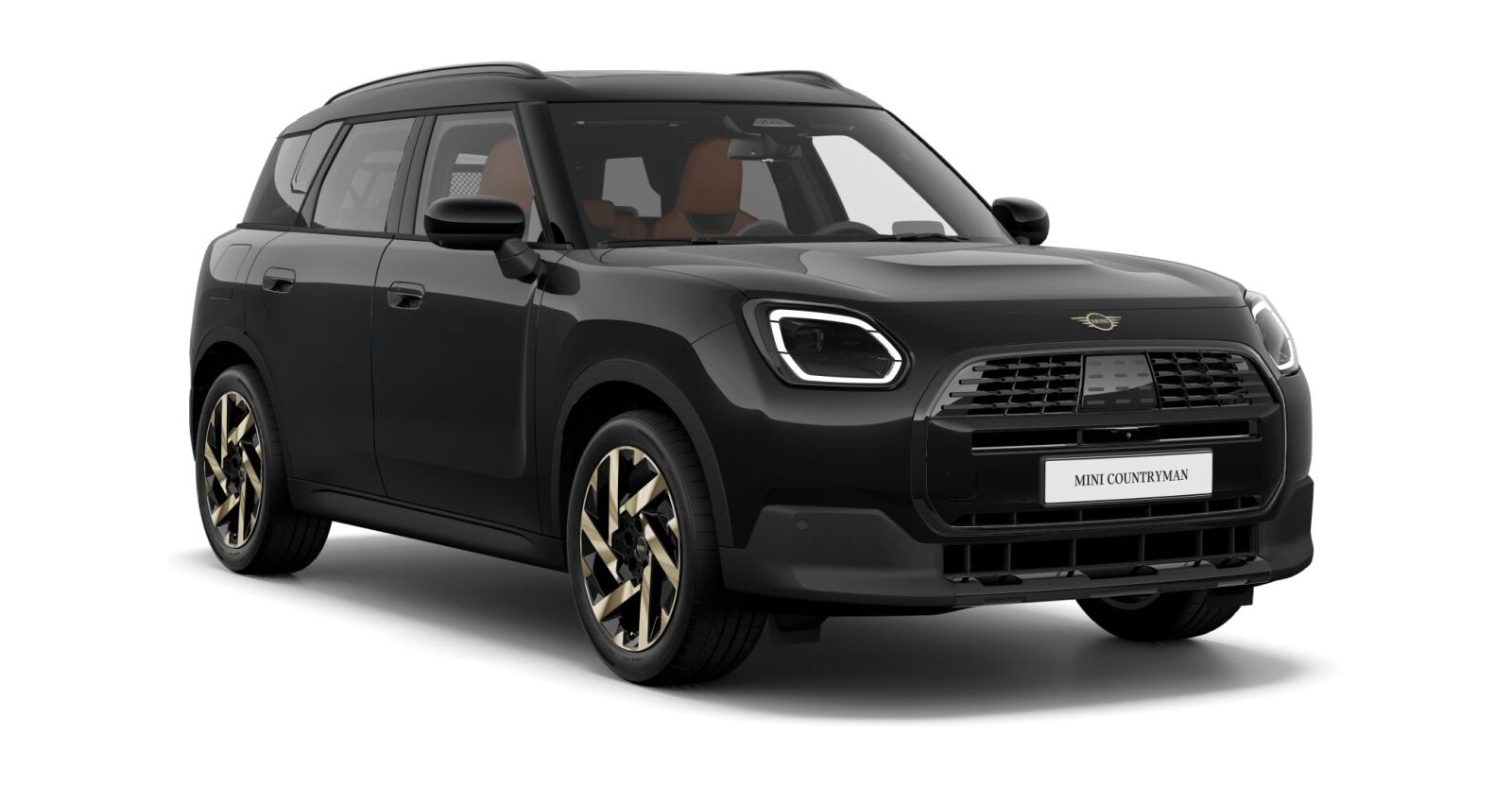 MINI MINI Countryman in Schwarz von vorne