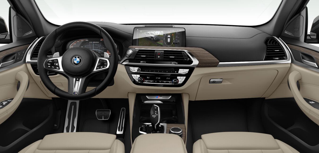 BMW BMW X im Innenraum von vorne