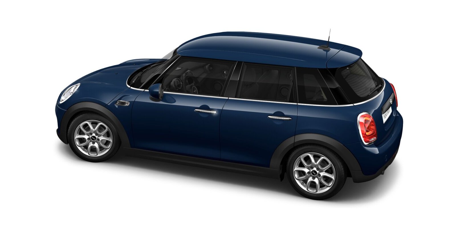 MINI MINI 5-Türer in Blau von hinten