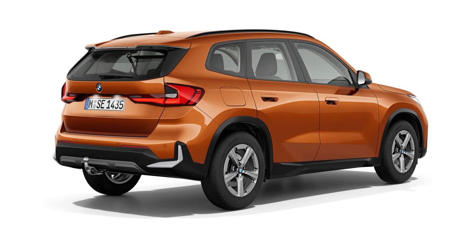 BMW BMW X in Orange von hinten BMW BMW X in Orange von hinten