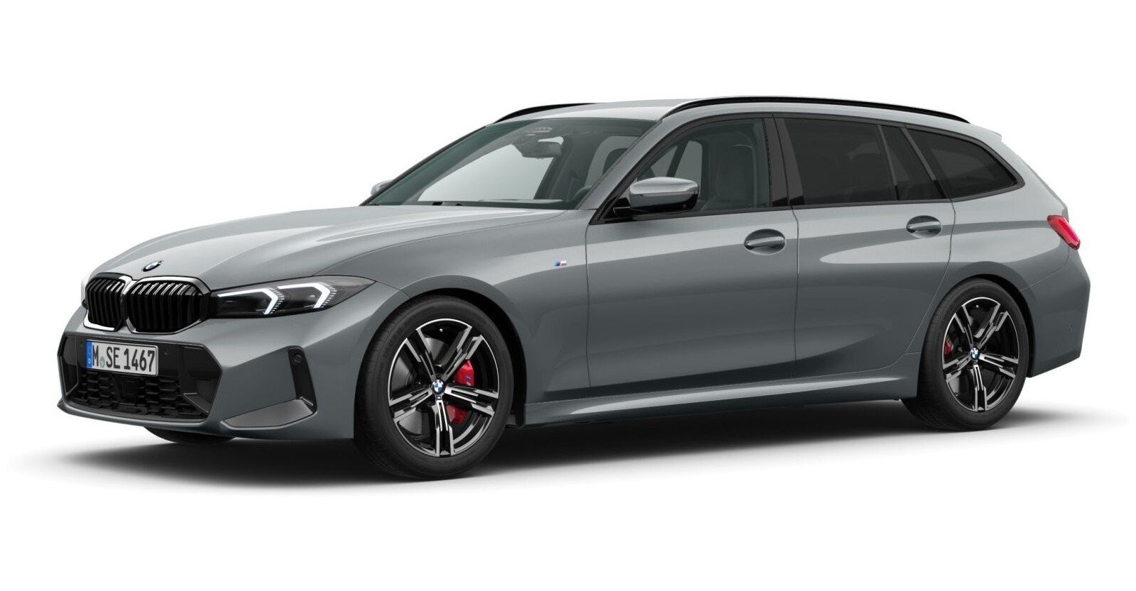 BMW BMW 3er in Grau von vorne