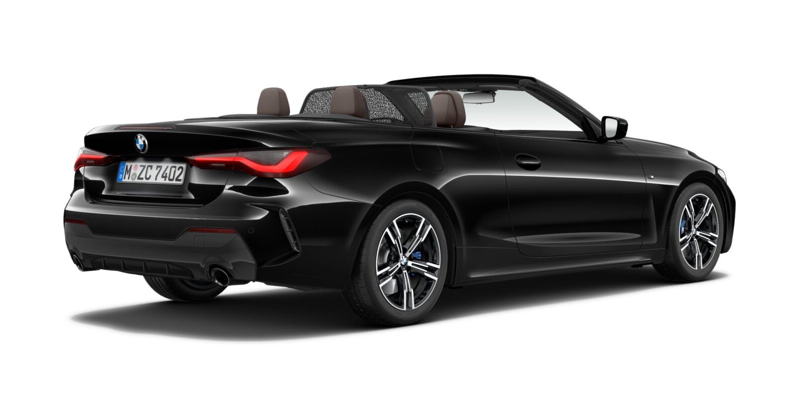 BMW BMW 4er in Schwarz von hinten BMW BMW 4er in Schwarz von hinten