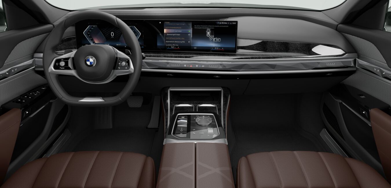 BMW BMW 7er im Innenraum von vorne BMW BMW 7er im Innenraum von vorne