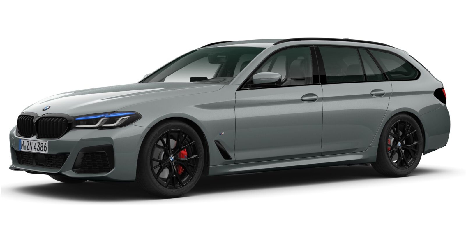 BMW BMW 5er in Grau von vorne