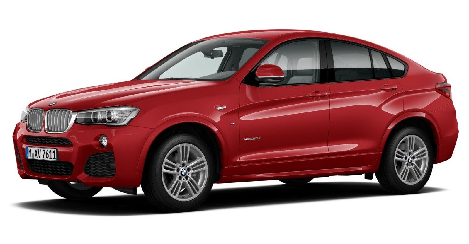 BMW BMW X in Rot von vorne BMW BMW X in Rot von vorne