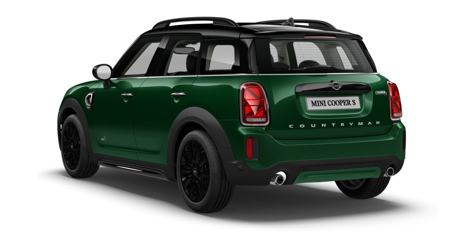 MINI MINI Countryman in Grün von hinten