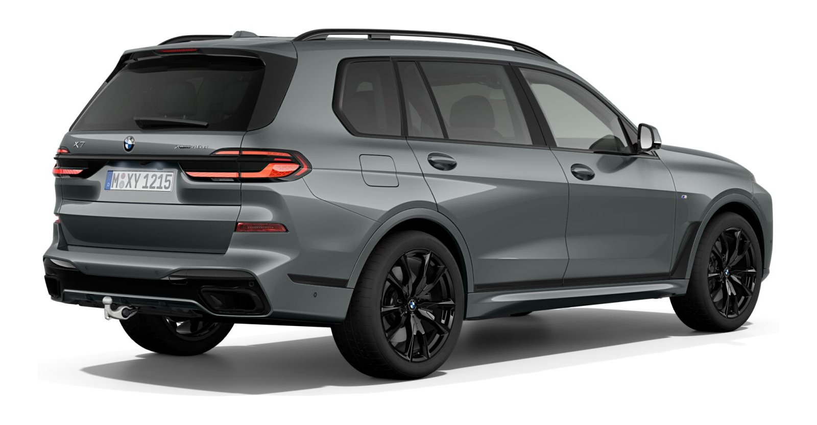 BMW BMW X in Grau von hinten