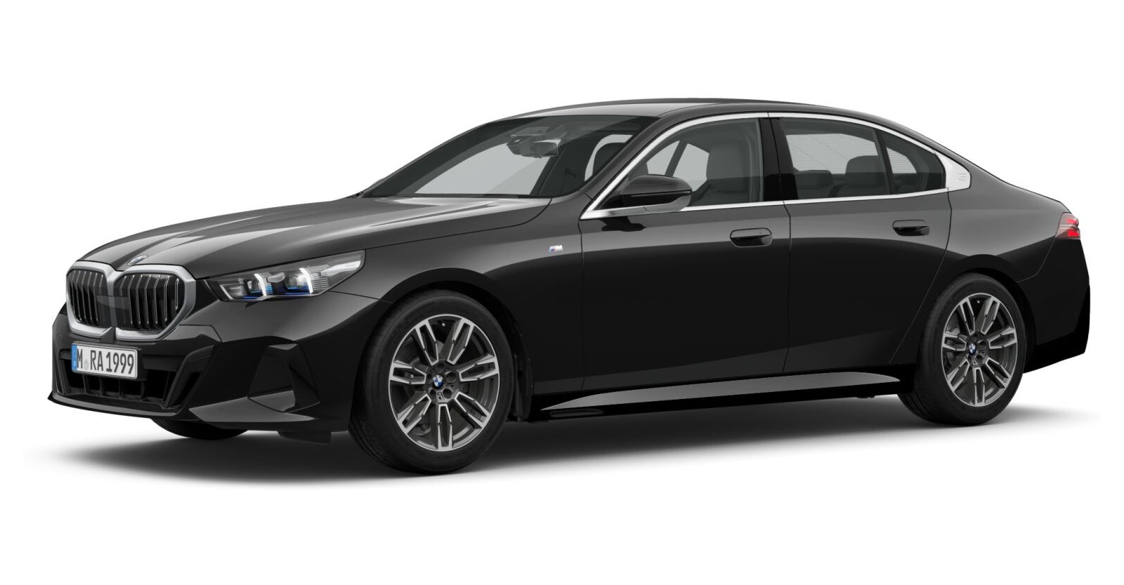 BMW BMW 5er in Schwarz von vorne BMW BMW 5er in Schwarz von vorne