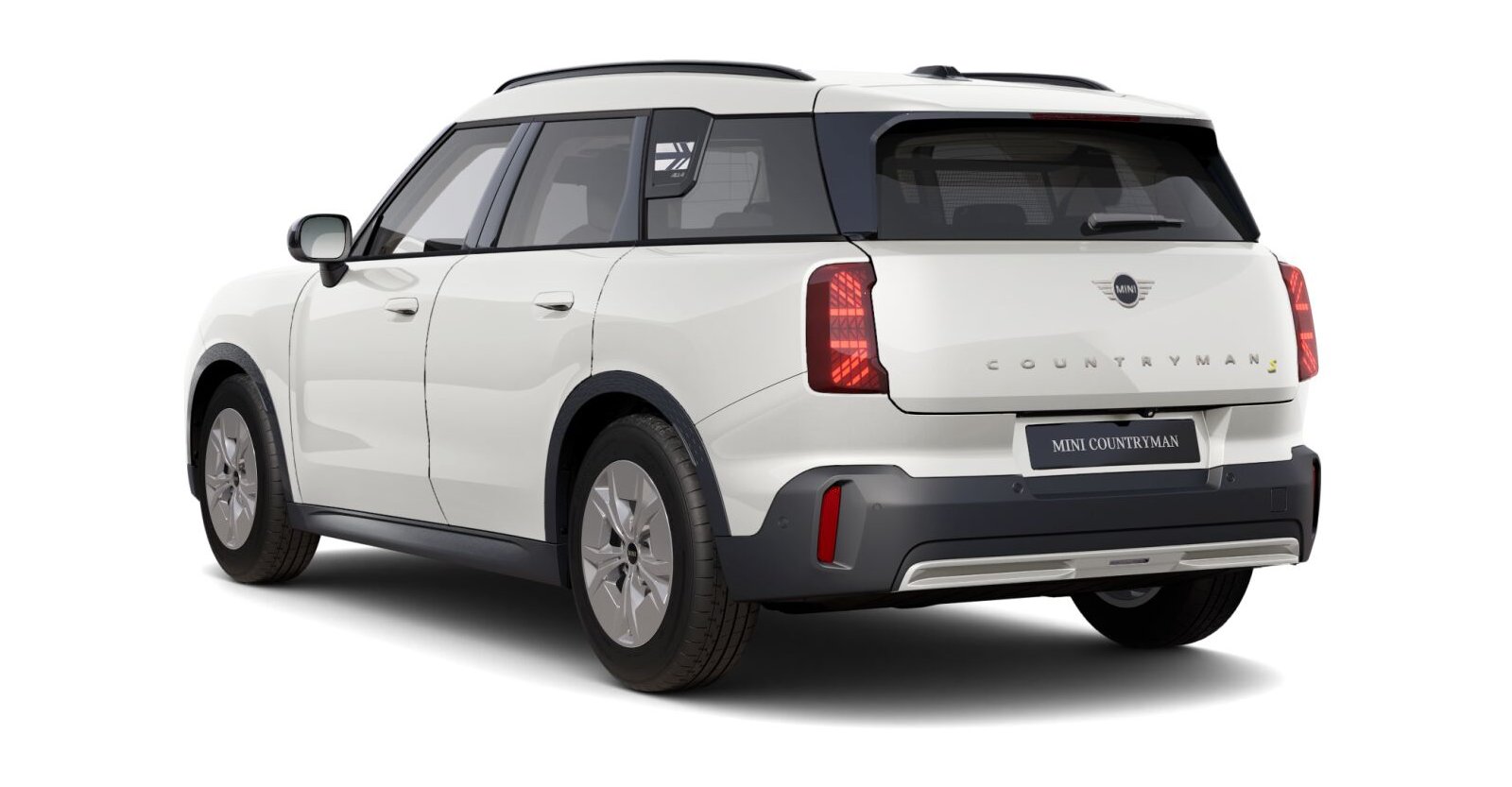 MINI MINI Countryman in Weiß von hinten
