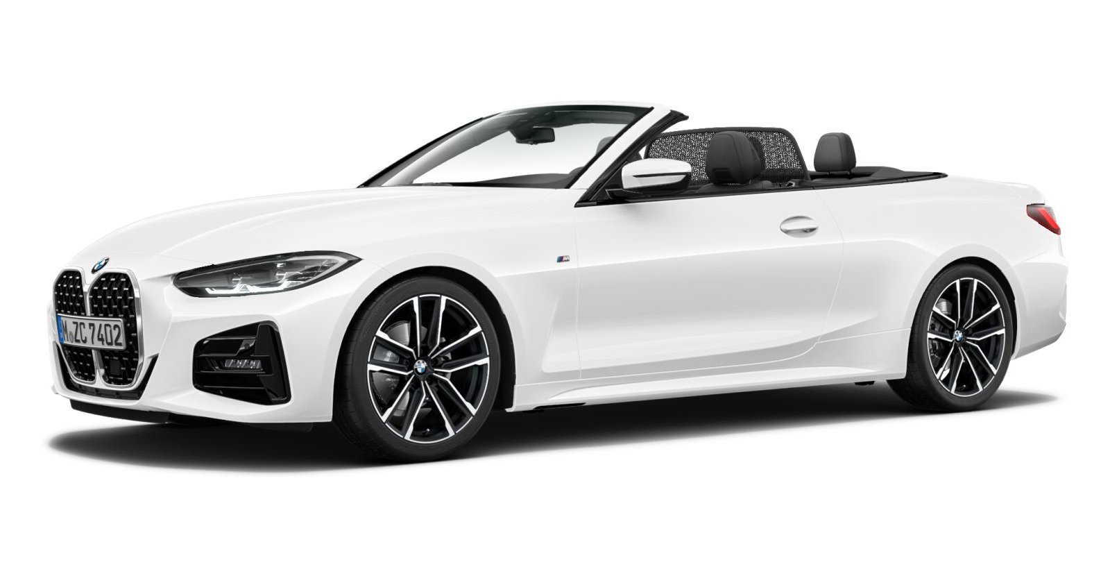 BMW BMW 4er in Weiß von vorne BMW BMW 4er in Weiß von vorne