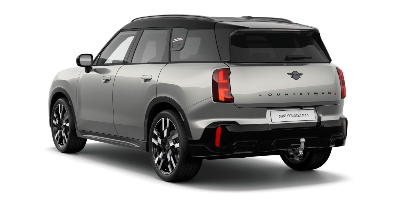 MINI MINI Countryman in Silber von hinten