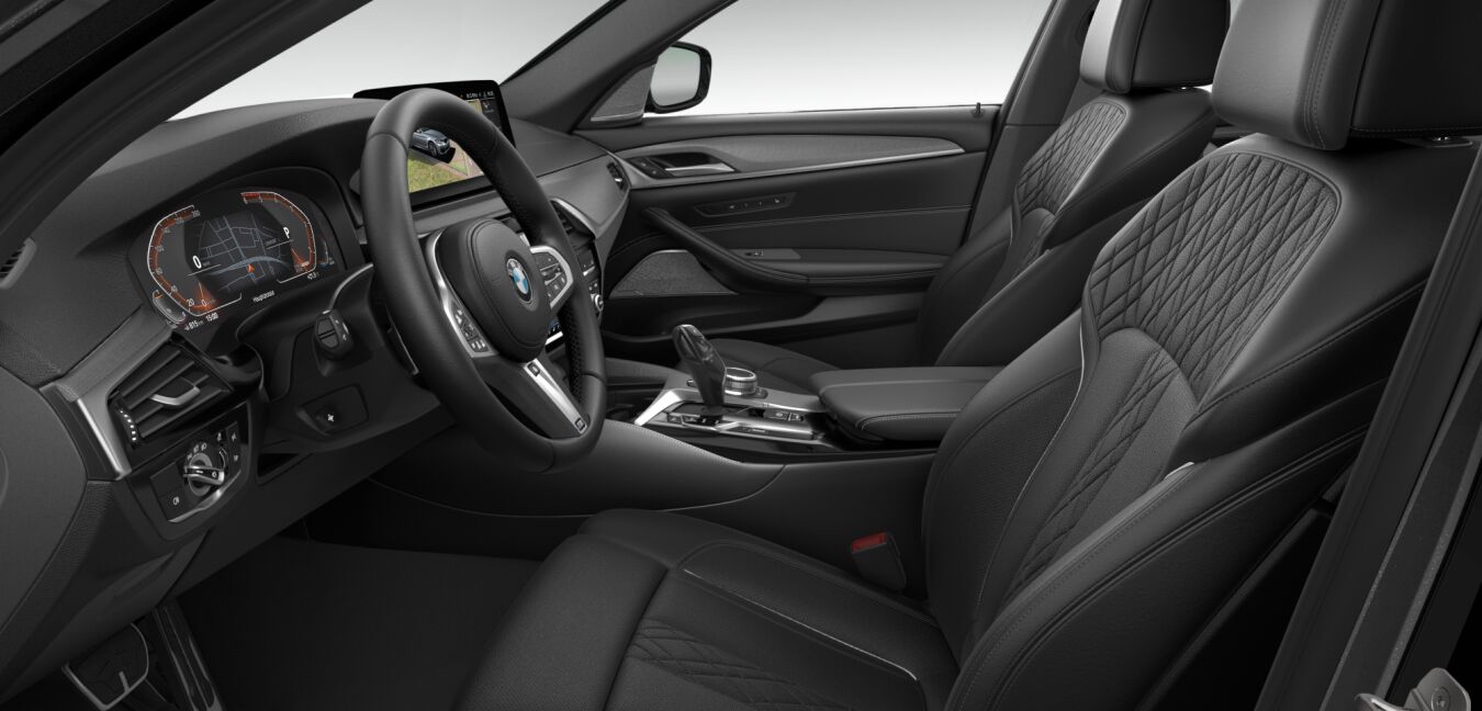 BMW BMW 5er im Innenraum seitlich