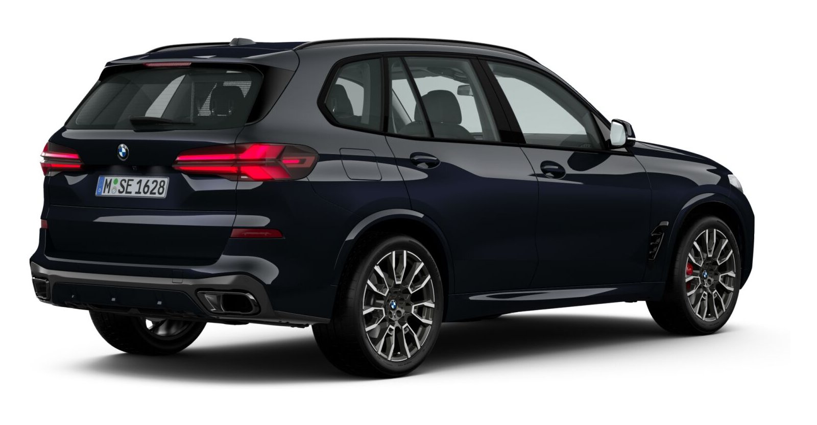BMW BMW X in Schwarz von hinten BMW BMW X in Schwarz von hinten