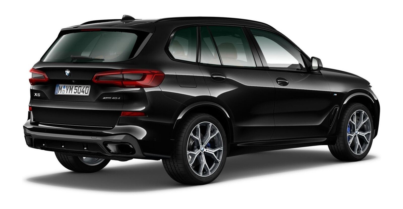 BMW BMW X in Schwarz von hinten BMW BMW X in Schwarz von hinten
