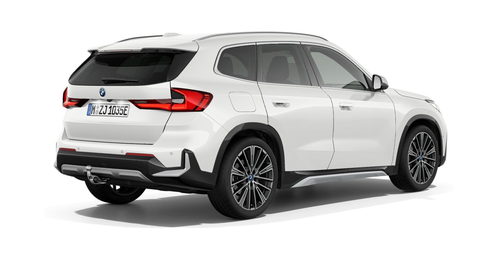 BMW BMW X in Weiß von hinten BMW BMW X in Weiß von hinten