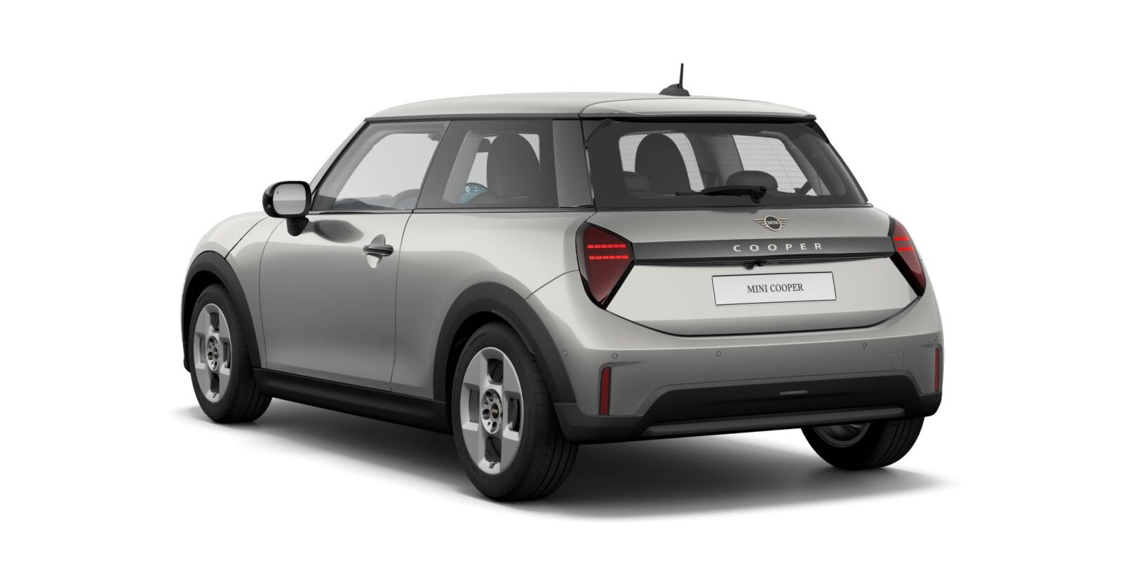 MINI MINI 3-Türer in Silber von hinten MINI MINI 3-Türer in Silber von hinten