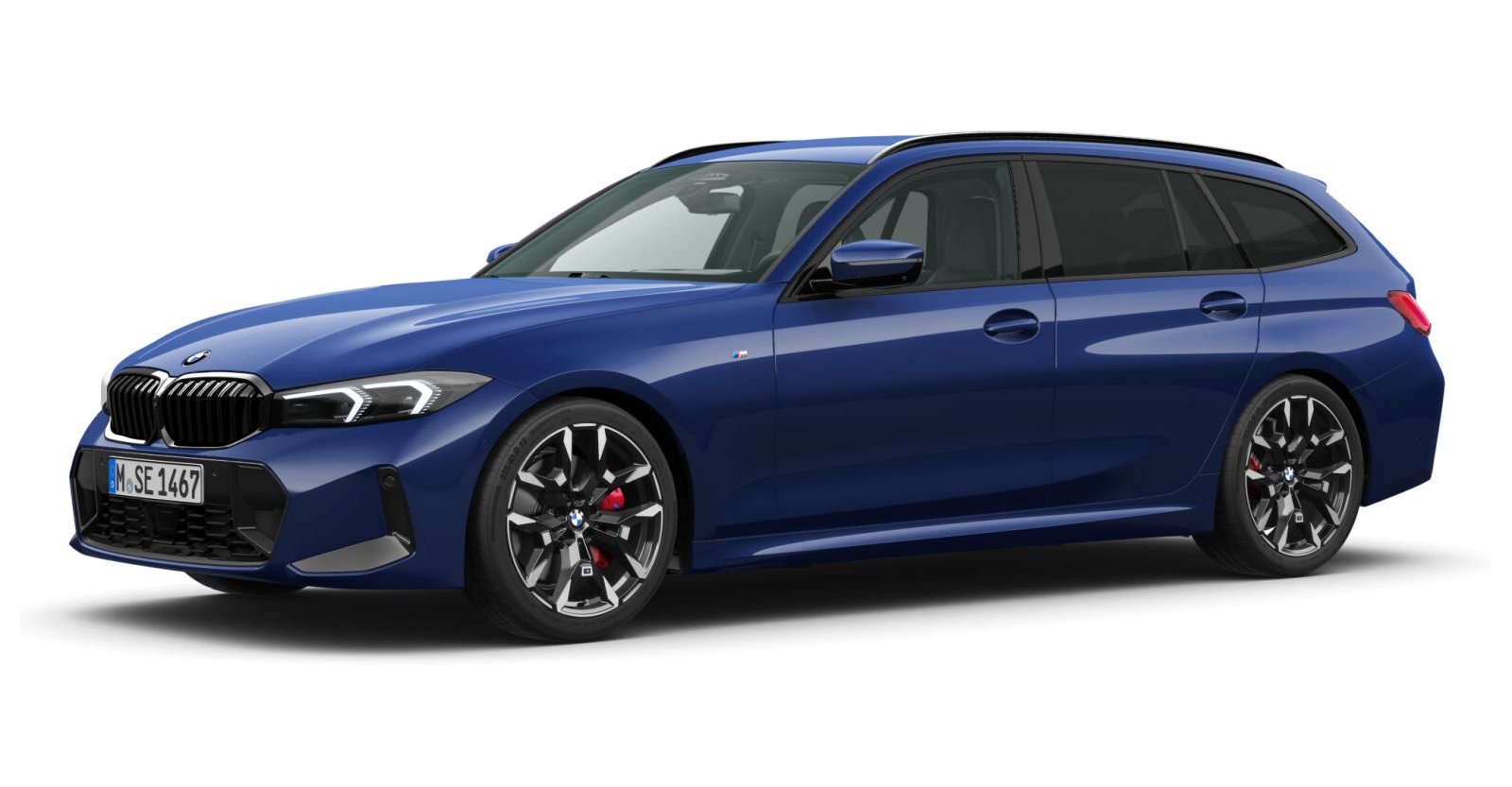 BMW BMW 3er in Blau von vorne