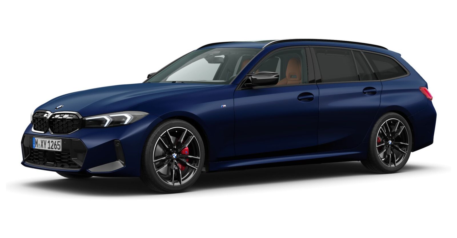 BMW BMW 3er in Blau von vorne