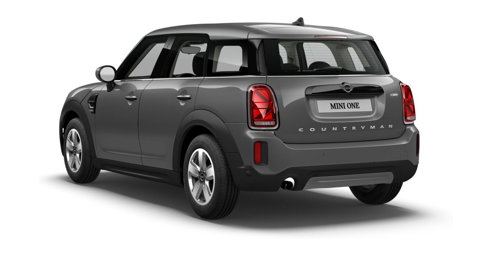 MINI MINI Countryman in Grau von hinten MINI MINI Countryman in Grau von hinten