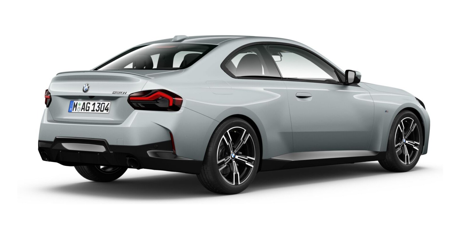 BMW BMW 2er in Grau von hinten