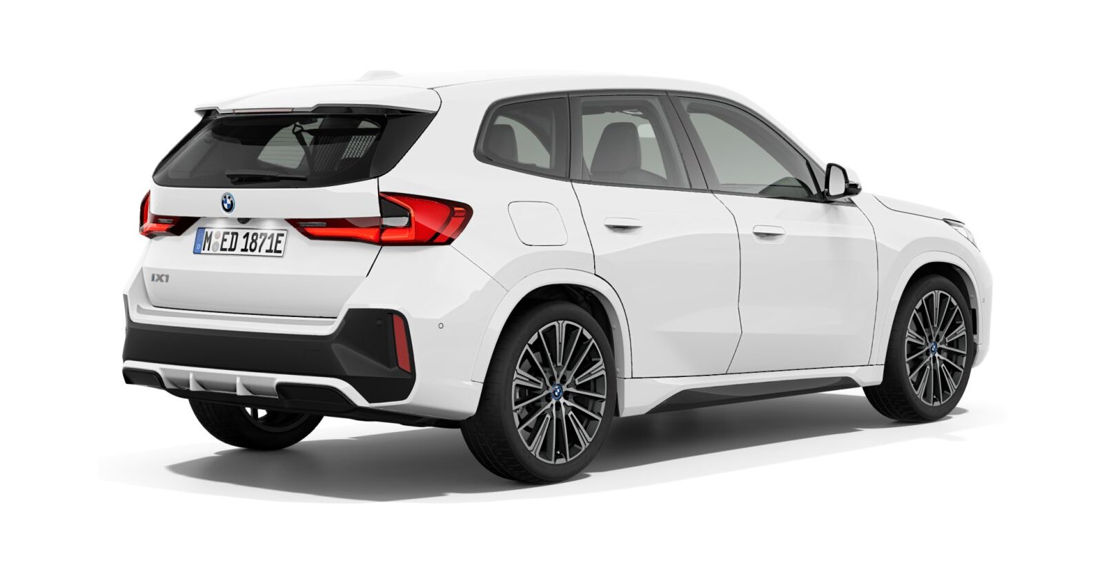 BMW BMW I in Weiß von hinten
