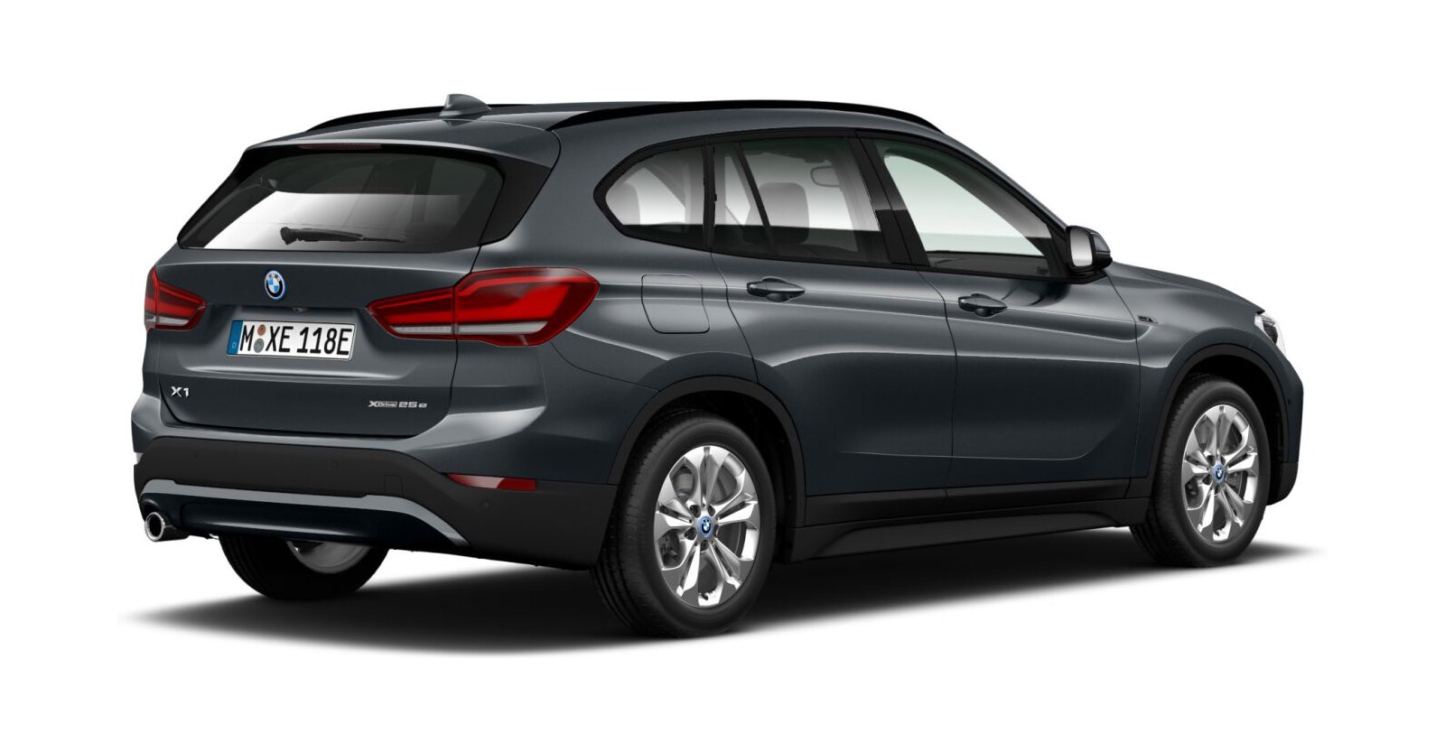BMW BMW X in Grau von hinten BMW BMW X in Grau von hinten