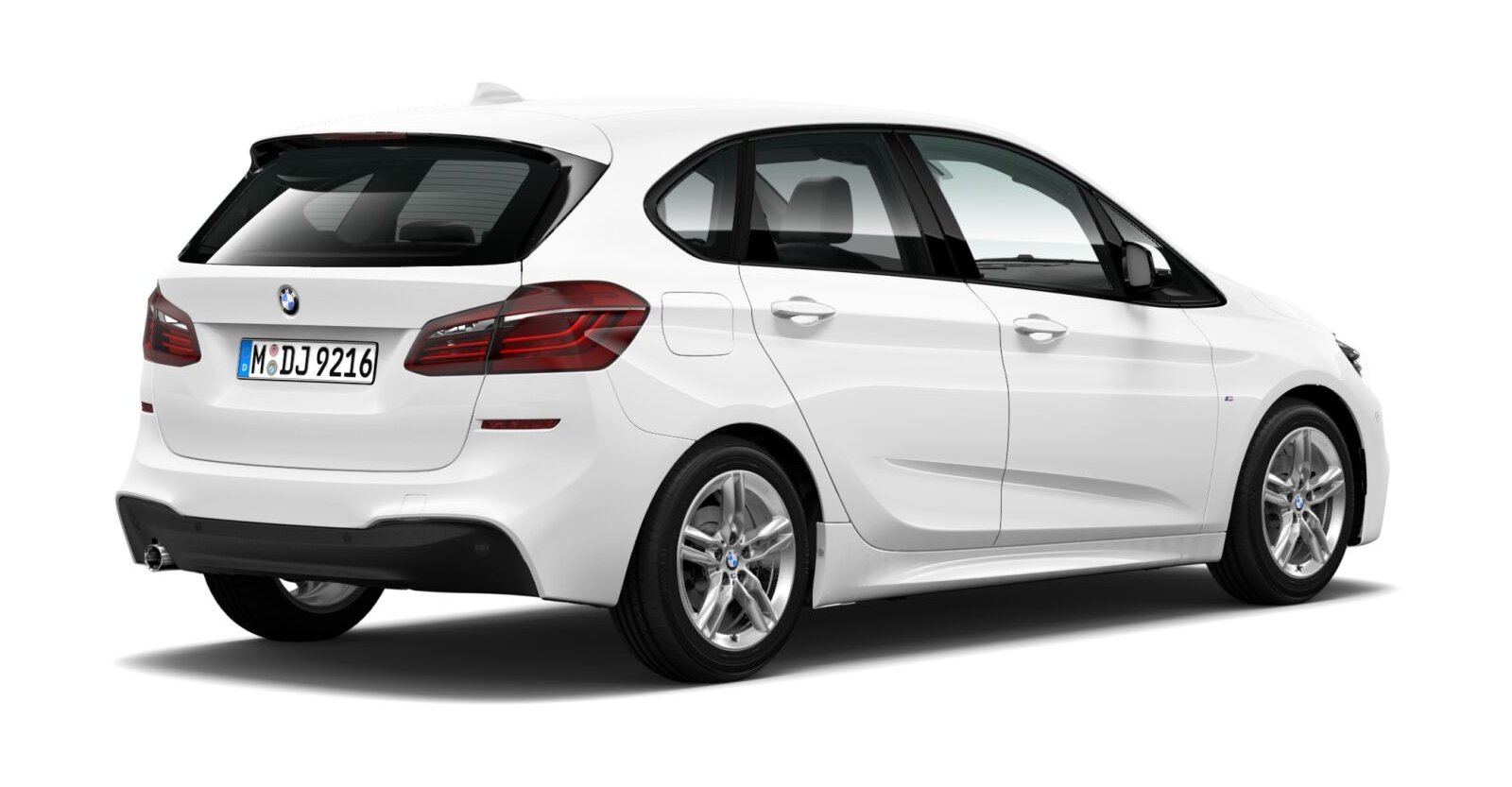 BMW BMW 2er in Weiß von hinten BMW BMW 2er in Weiß von hinten