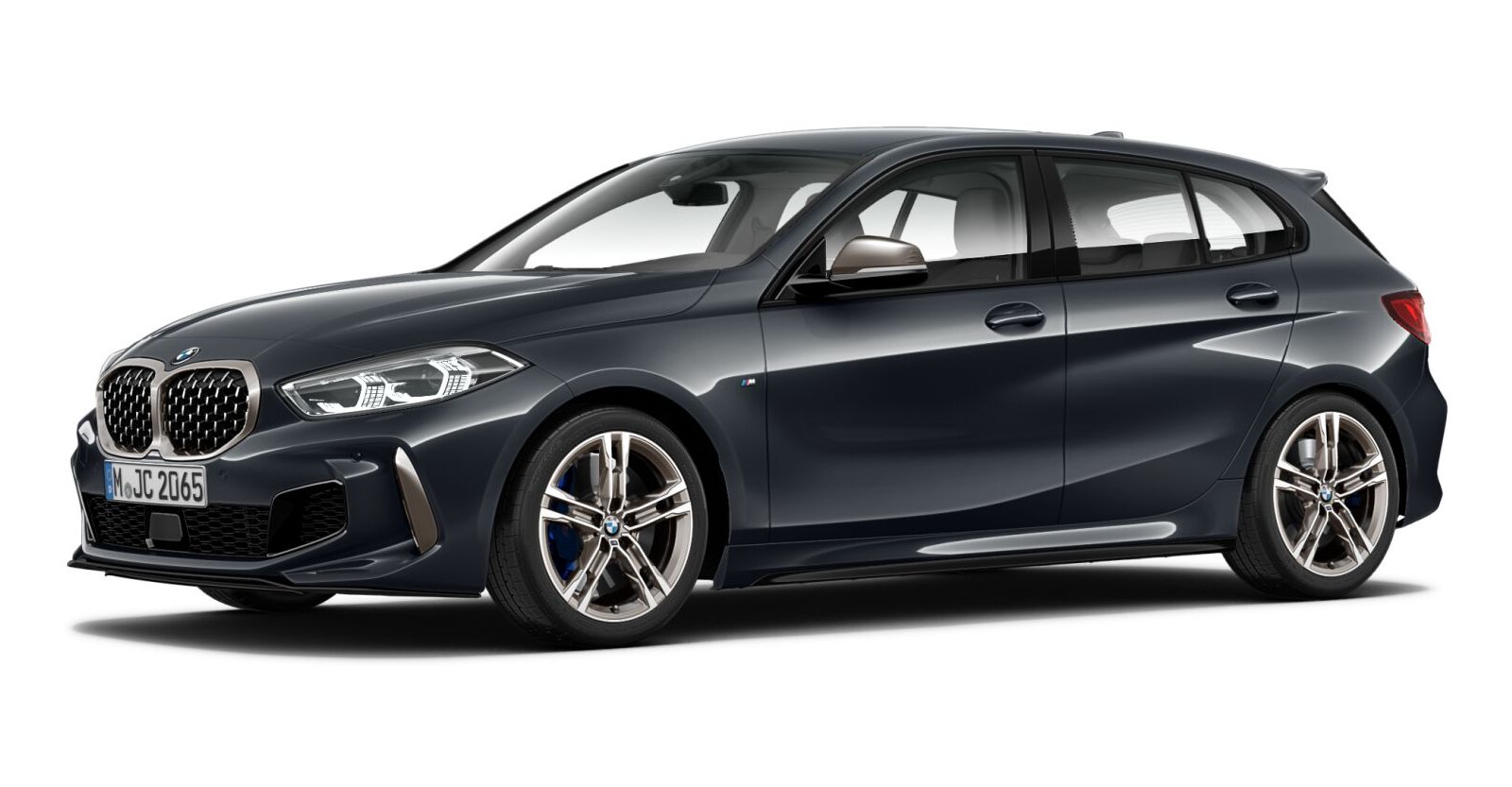 BMW BMW 1er in Grau von vorne