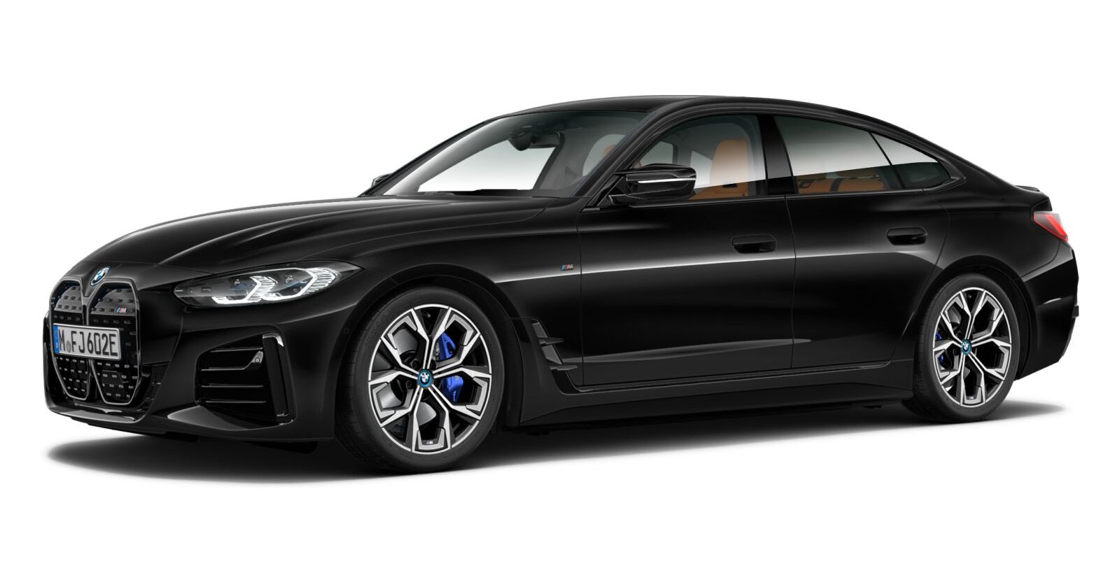 BMW BMW I in Schwarz von vorne BMW BMW I in Schwarz von vorne