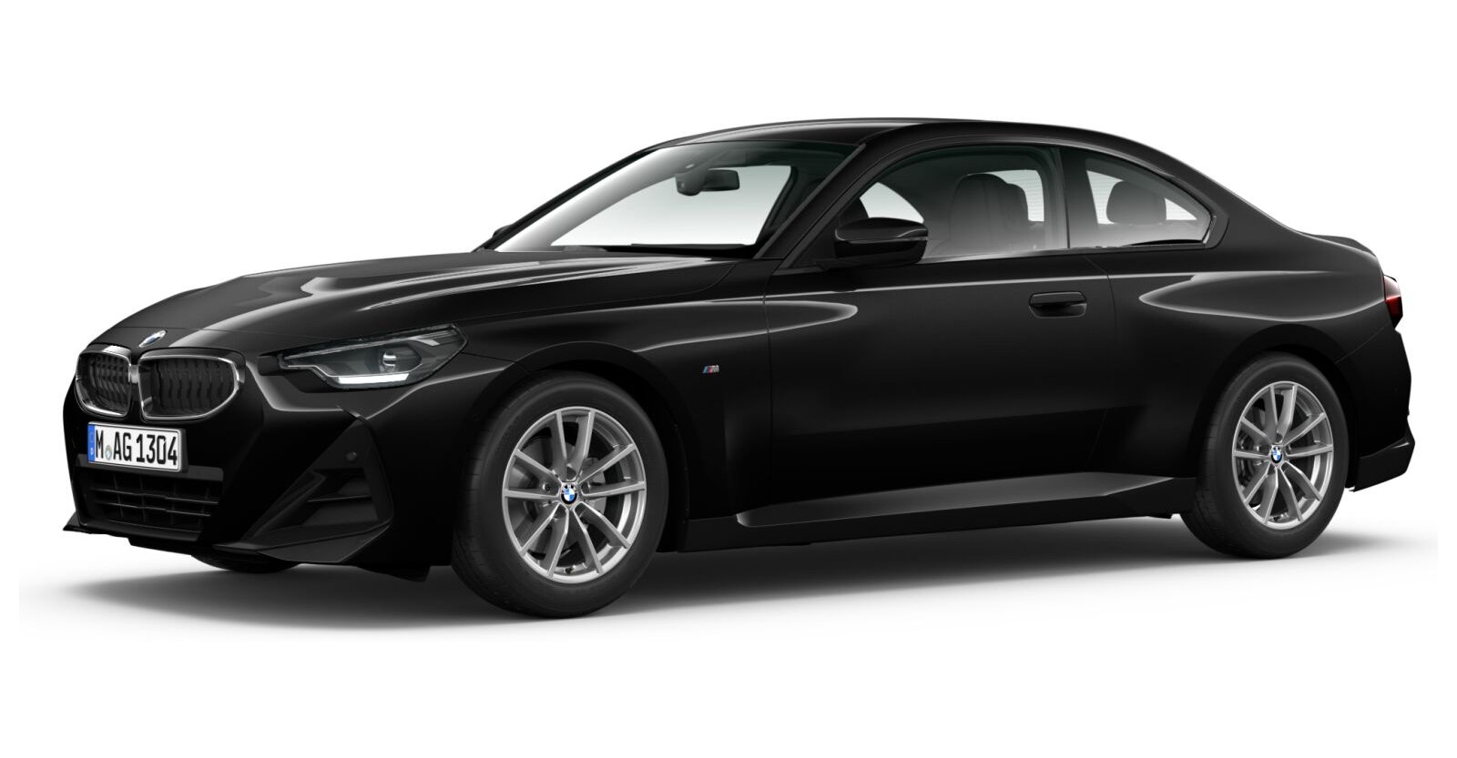BMW BMW 2er in Schwarz von vorne