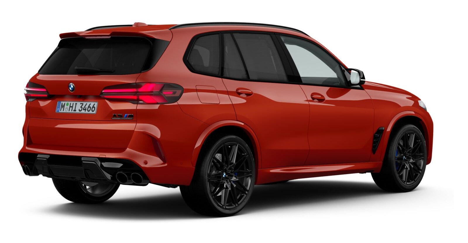 BMW BMW M in Rot von hinten BMW BMW M in Rot von hinten