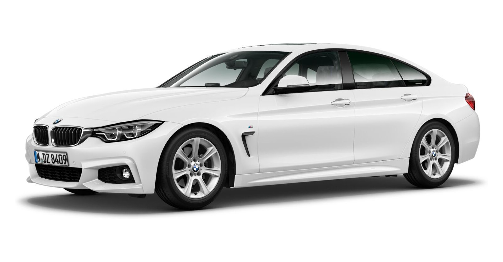 BMW BMW 4er in Weiß von vorne BMW BMW 4er in Weiß von vorne