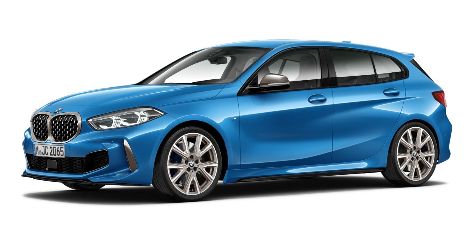 BMW BMW 1er in Blau von vorne