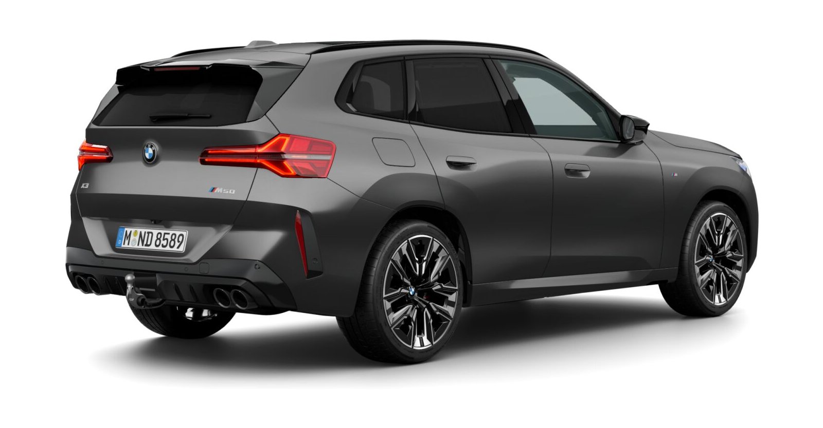 BMW BMW X in Grau von hinten