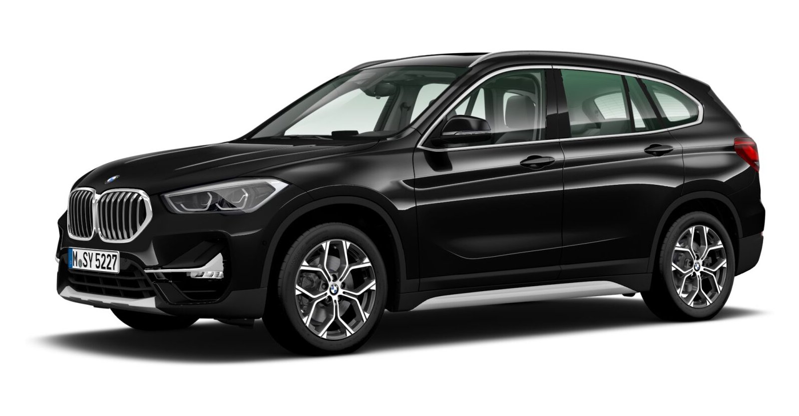 BMW BMW X in Schwarz von vorne