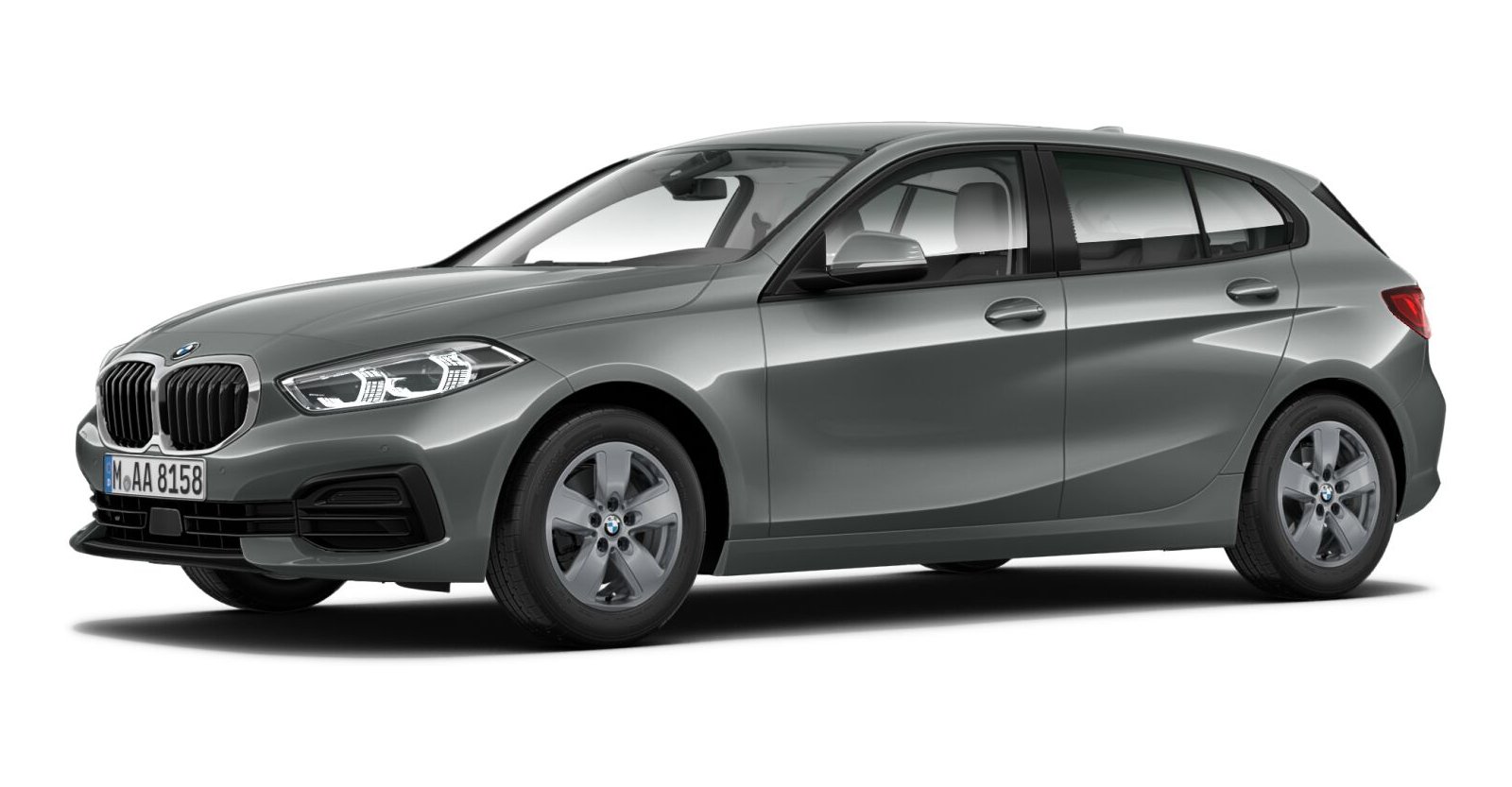 BMW BMW 1er in Grau von vorne BMW BMW 1er in Grau von vorne